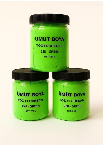 Toz Boya Floresan Yeşil 250GR