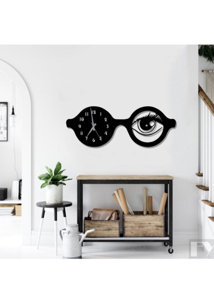 Dekoratif Gözlük Tasarım Duvar Saati, Optik Işyeri Duvar Saati fiyatları
