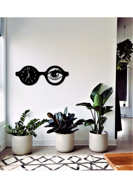 Dekoratif Gözlük Tasarım Duvar Saati, Optik Işyeri Duvar Saati modelleri