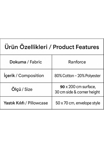 Desenli 100 x 200 cm Tek Kişilikgri Yıldız Lastikli Çarşaf ve Yastık Kılıfı fırsatları