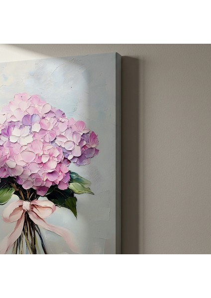 Hortansialı Buket Yağlıboya Tablosu indirimleri