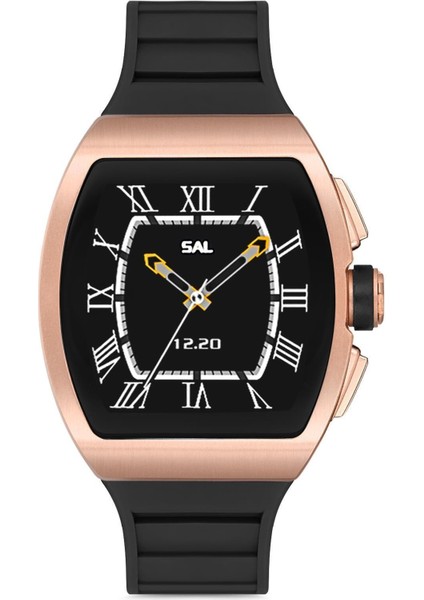Kadın Rose Gold Akıllı Kol Saati, Şık ve Hafif, Siyah Renk fiyatları