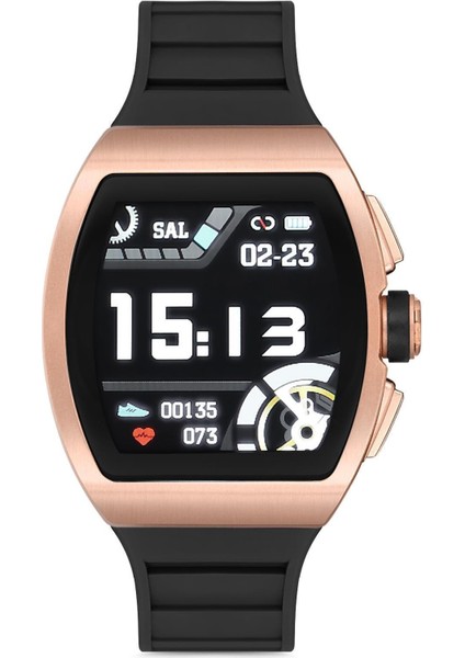 Kadın Rose Gold Akıllı Kol Saati, Şık ve Hafif, Siyah Renk modelleri