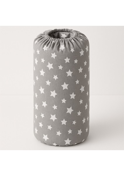 Desenli 120 x 200 cm Ara Ölçü Gri Yıldız Lastikli Çarşaf ve Yastık Kılıfı modelleri