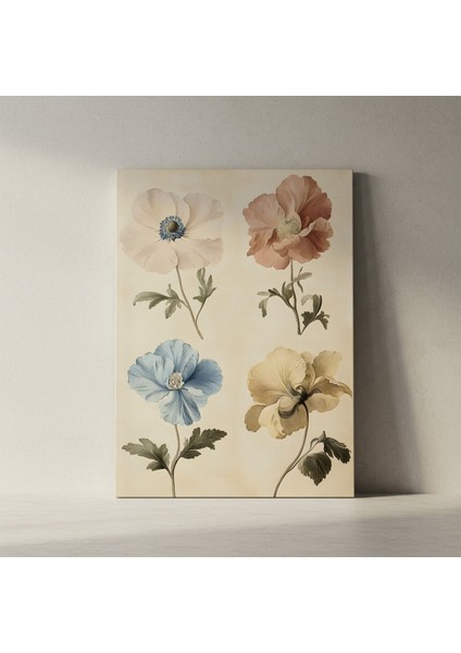 Vintage Çiçek Baskısı Tablo fiyatları