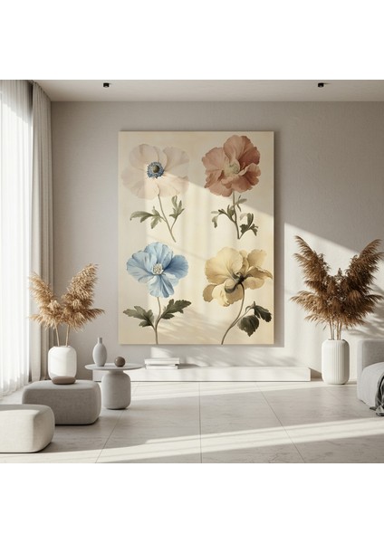 Vintage Çiçek Baskısı Tablo fırsatları