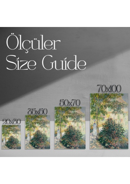 Bahçede Kadın Figürü Izlenimcilik Tablosu modelleri