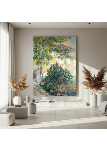 Bahçede Kadın Figürü Izlenimcilik Tablosu fırsatları