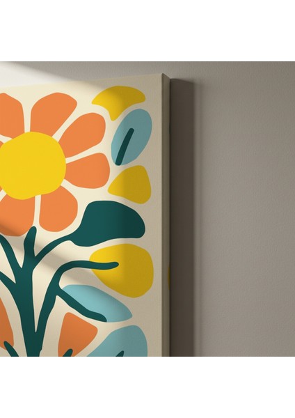 Modern Tarzı Soyut Çiçek Tablosu indirimleri