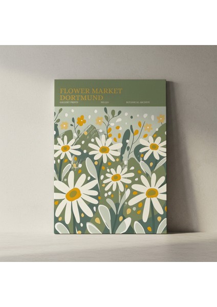 Modern Tarzı Papatya Çiçek Bahçesi Tablosu fiyatları