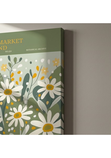 Modern Tarzı Papatya Çiçek Bahçesi Tablosu indirimleri