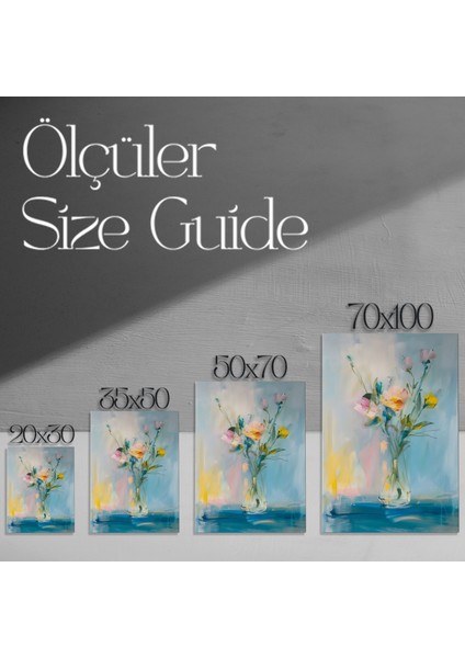 Modern Tarzı Çiçek Buket Yağlıboya Tablosu modelleri