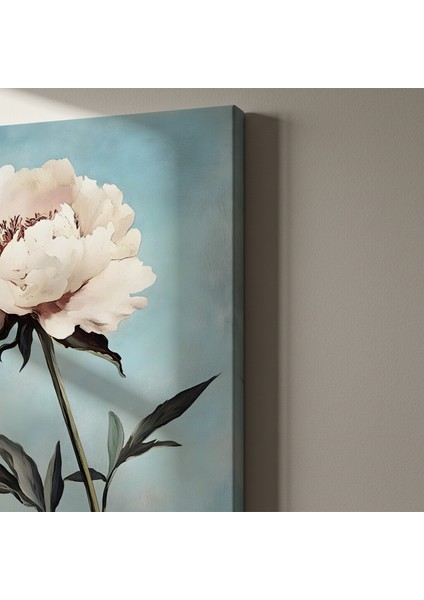 Şık Beyaz Şakayık Çiçeği Tablosu indirimleri