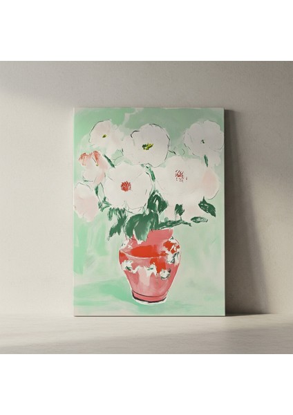 Soyut Çiçek Buket Tablosu fiyatları