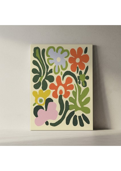 Soyut Minimalist Botanik Desen Tablosu fiyatları