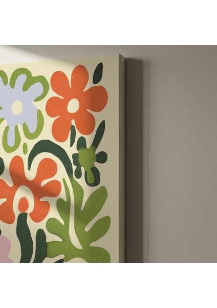 Soyut Minimalist Botanik Desen Tablosu indirimleri