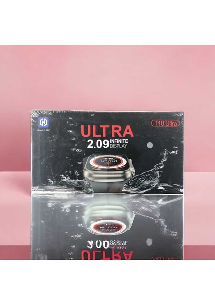 Siyah T-10 Ultra Akıllı Saat, Şık ve Fonksiyonel Tasarım