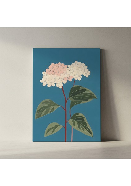 Modern Minimalist Hortensia Çiçeği Tablosu fiyatları