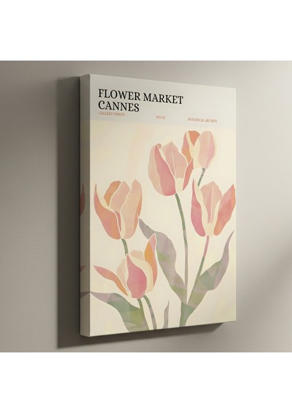 Canne Lalesi Botanik Illüstrasyon Tablosu