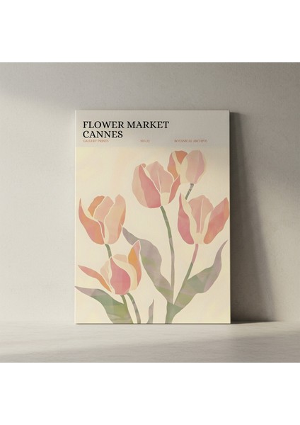 Canne Lalesi Botanik Illüstrasyon Tablosu fiyatları