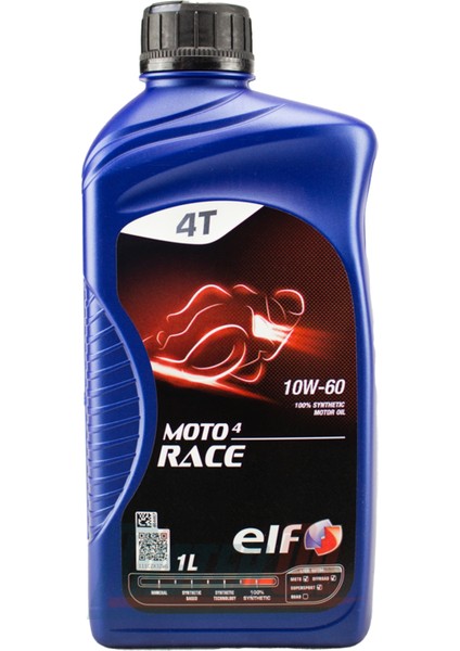 Elf Moto 4 Race 10W-60 1 Lt. Motosiklet Yağı
