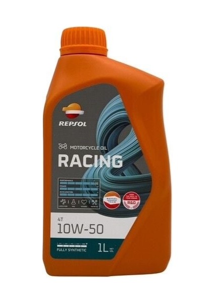 Repsol Racing 4t 10W/50 1 Lt. Motosiklet Yağı