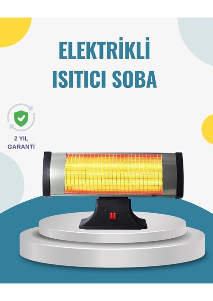 Hızlı Isıtan Kızılötesi Isıtıcı 3 Kademe Ayarlı