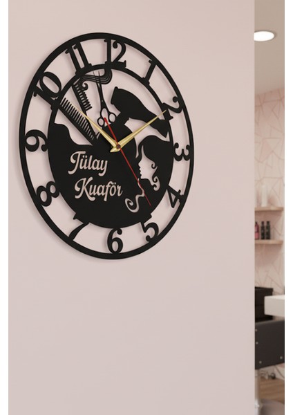 Kadın Kuaför Güzellik Salonu Duvar Saati 40CM fiyatları