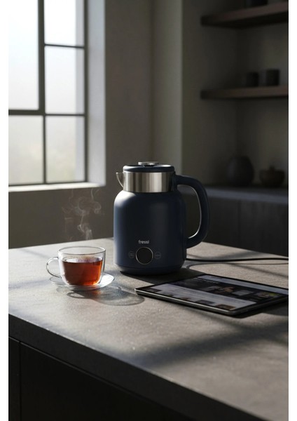 Elektrikli Su Isıtıcı Kettle 1.5 L Çelik Hazne Kt-01 Urban modelleri