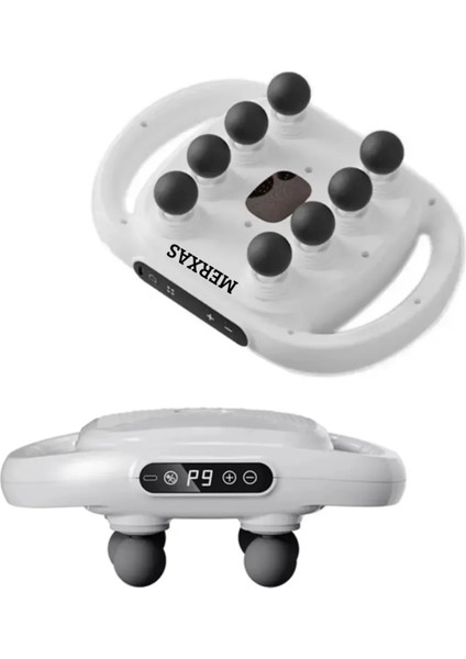 8 Başlıklı Şarjlı Isıtmalı Masaj Aleti (5263) fırsatları