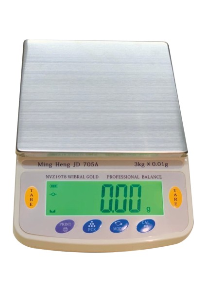 Diamond Dijital Göstergeli Profesyonel Hassas Kuyumcu Terazi NVZ-1978 DJ602A (3 Kg-0.01) ( Lisinya )