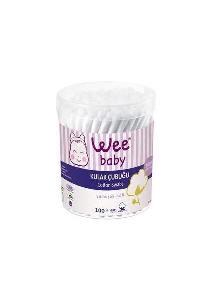 Nessiworld Wee Baby Kulak Temizleme Çubuğu (100 Adet) 905