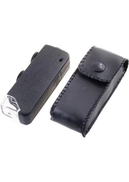 -Mini 60X 100X Zoom Lens Odak Takı LED Cep Mikroskop Büyüteç modelleri