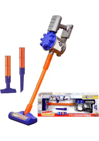 Nessiworld Vacuum Cleaner Pilli Kablosuz Oyuncak Dikey Standlı Elektrik Süpürgesi fırsatları