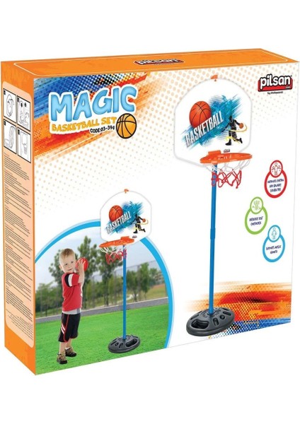 Nessiworld 03 394 Pilsan Magic Basketbol Seti Ayaklı
