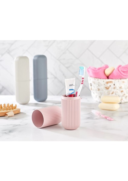 2 Adet Seyahat Kabı Çanta Içi Makyaj Kutusu