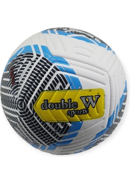 Futbol Topu Dikişli Kabartma Yüzey 420 gr No:5 - FB-680-MAVİ (Lisinya)