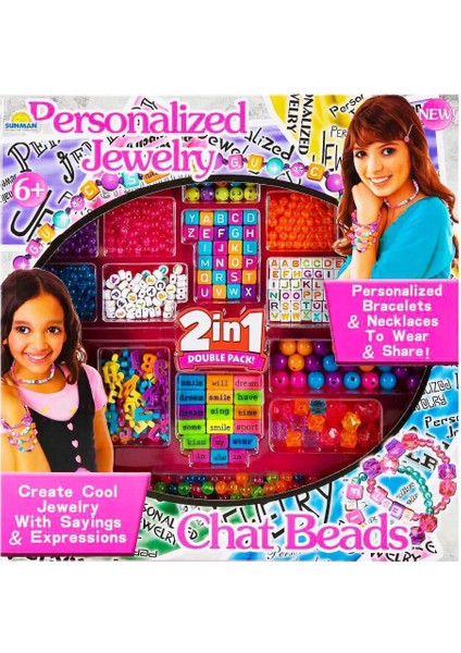 Nessiworld Sunman 2 In 1 Harfli Boncuk Hobi Seti