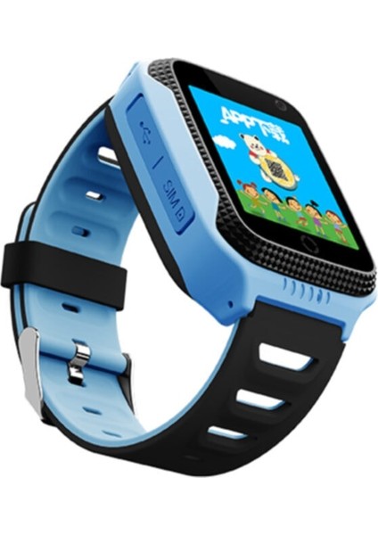 Mavi Renkli Sim Kartlı Çocuk Güvenlik ve Takip Saati