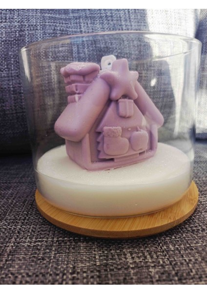 Cam Kavanozda Ev Mum Kış Temali,dekoratif Hediyelik Mum,yeni Yıl Yeni Iş Doğum Günü,öğretmenler Günü, Anneler Günü,sevgililer Günü Hediyelik Dekoratif Büyük Boy Bambu Kapakli Cam Kavanozda Mum fiyatları