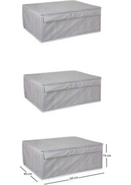 Baza Altı Boy Çok Amaçlı Düzenleyici Kutu Organizer Cırt Cırtlı Hurç 19CM x 40CM x 50CM (10 Adet) ( Lisinya ) modelleri