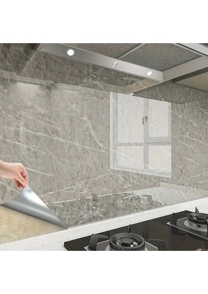 Mermer Desenli Sticker Folyo Atina Grisi 60CM*5MT T04 fiyatları