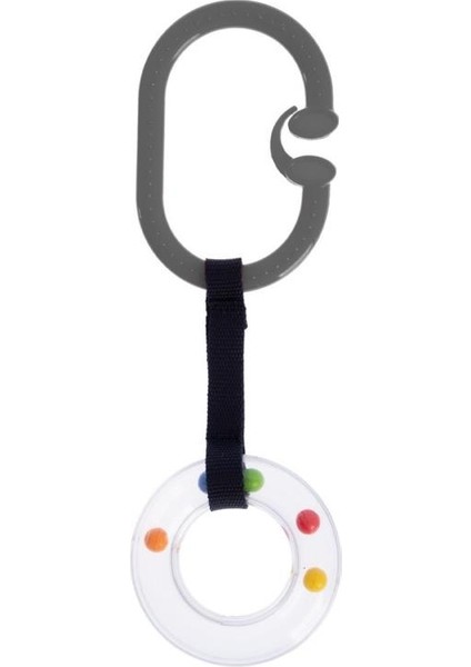 Nessiworld Babyjem Çıngıraklı Puset Halkası 876 Gri