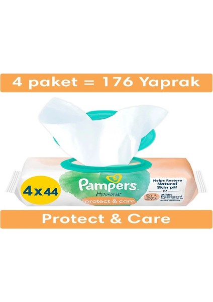 Nessiworld Prima Protect & Care Islak Havlu Mendil 4'lü 176 Yaprak fiyatları