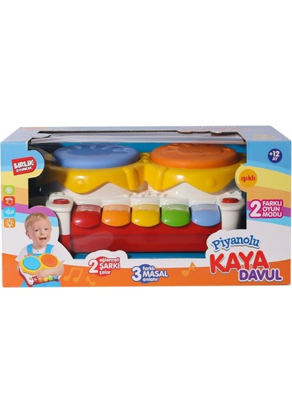 Nessiworld URT032-001 Ikili Kaya Davul Seti -Birliktoys