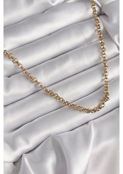 316L Çelik Gold Renk Kadın Kolye - TJ-BKO9665