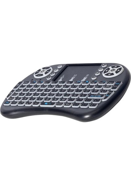 Smart Tv Box Ps3 Uyumlu Kablosuz Dokunmatik Işıklı Şarjlı Touchpadli Mini Q Klavye modelleri