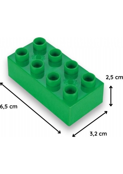 Nessiworld 03 555 Makro 6 Renkli Tuğla Bloklar modelleri