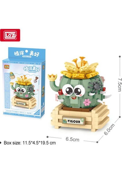 Nessiworld LZ-8834 Kaktüs 450 Parça Block Oyuncak
