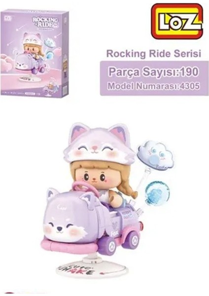 Nessiworld LZ-4305 Loz Fox Sallanma Sürüşü 190 Parça Block Oyuncak